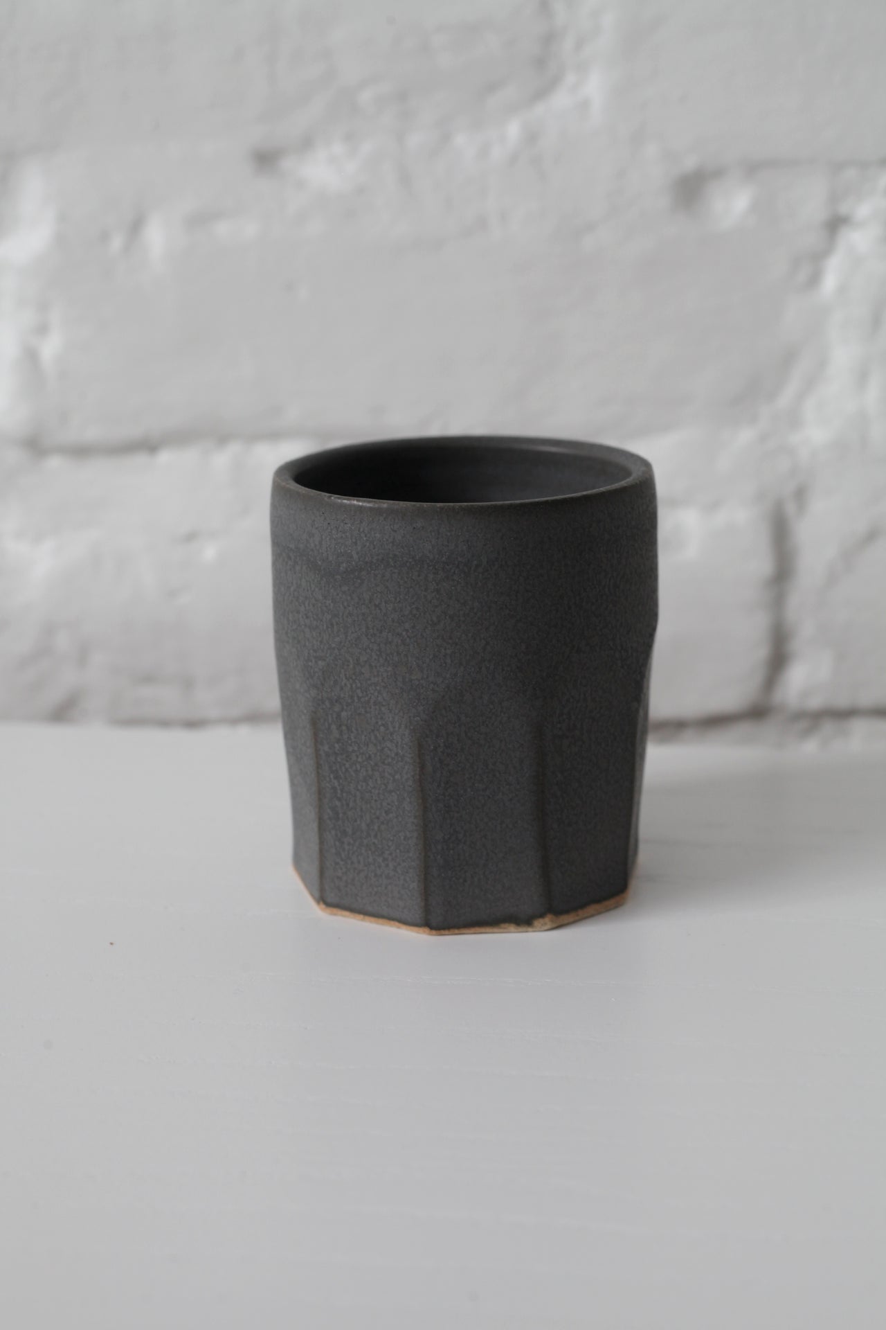 Sheldon Ceramics Faceted Tumbler Charcoal