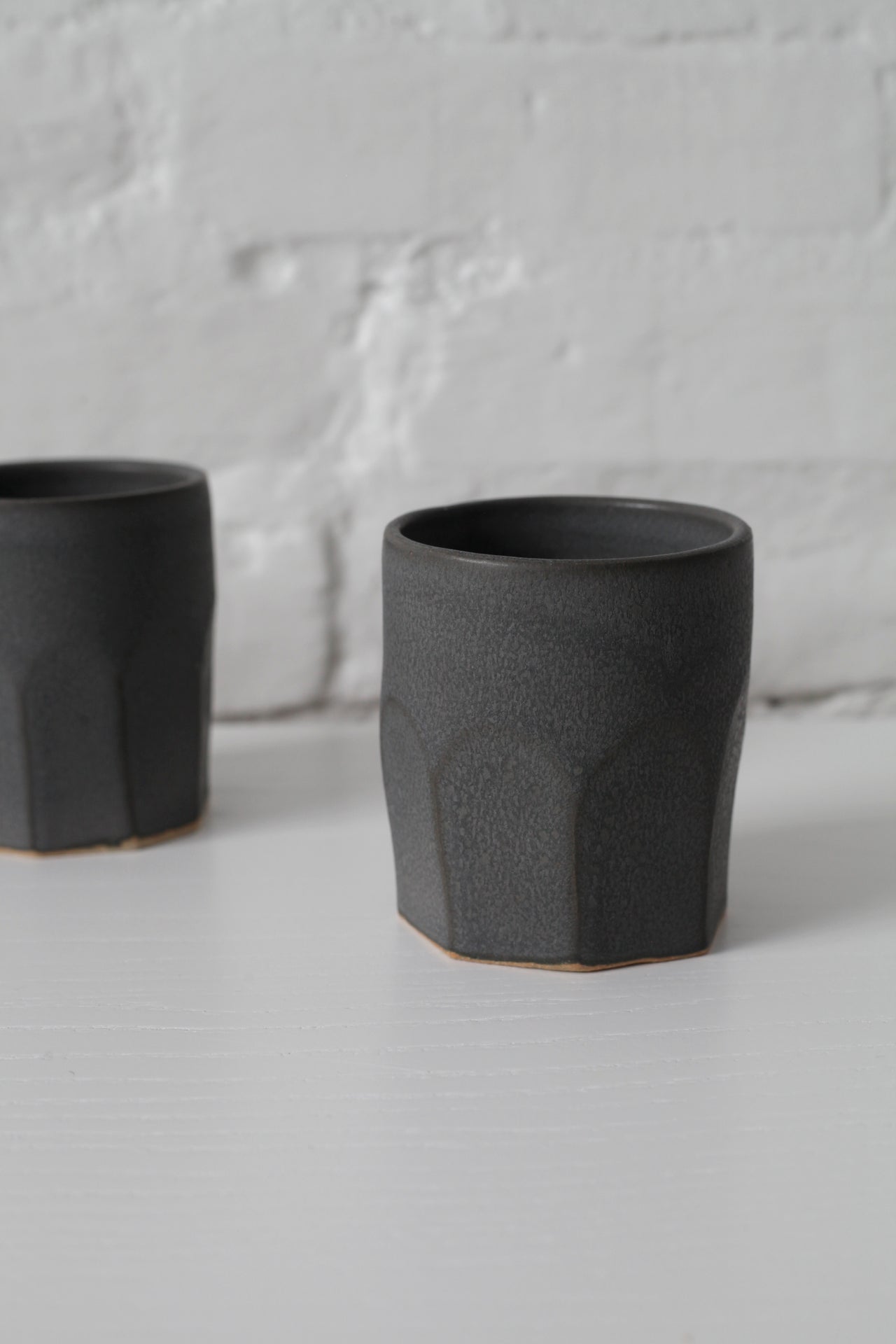 Sheldon Ceramics Faceted Tumbler Charcoal