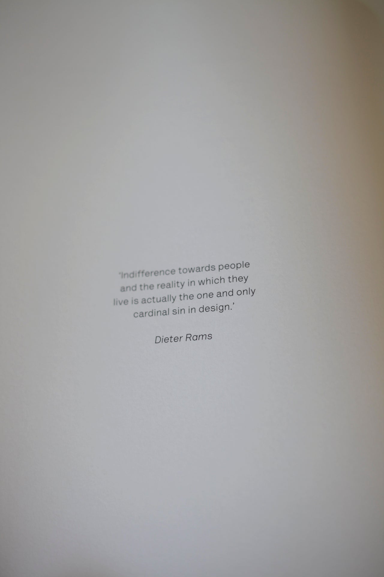 Dieter Rams: As Little Design as Possible
