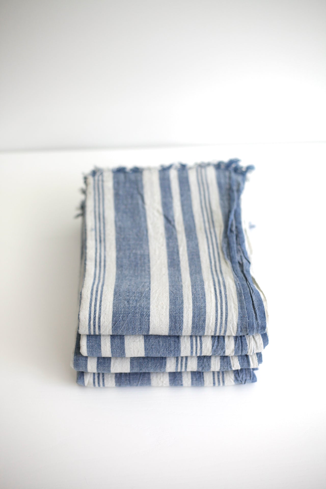 Indigo Stripe Bath Towel