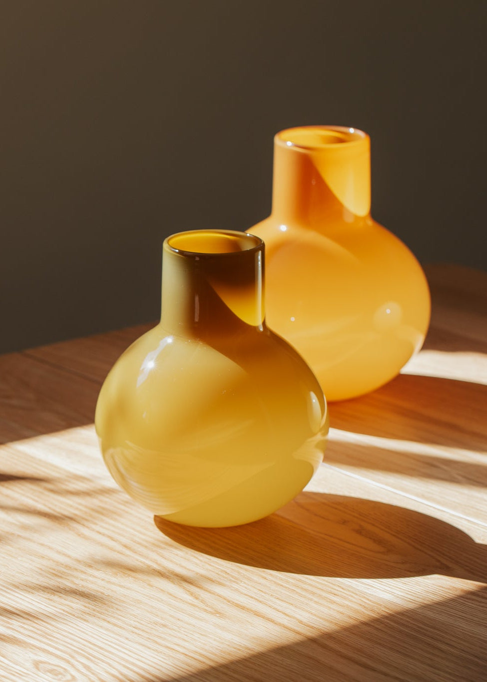 Handblown Glass Calyx Vase