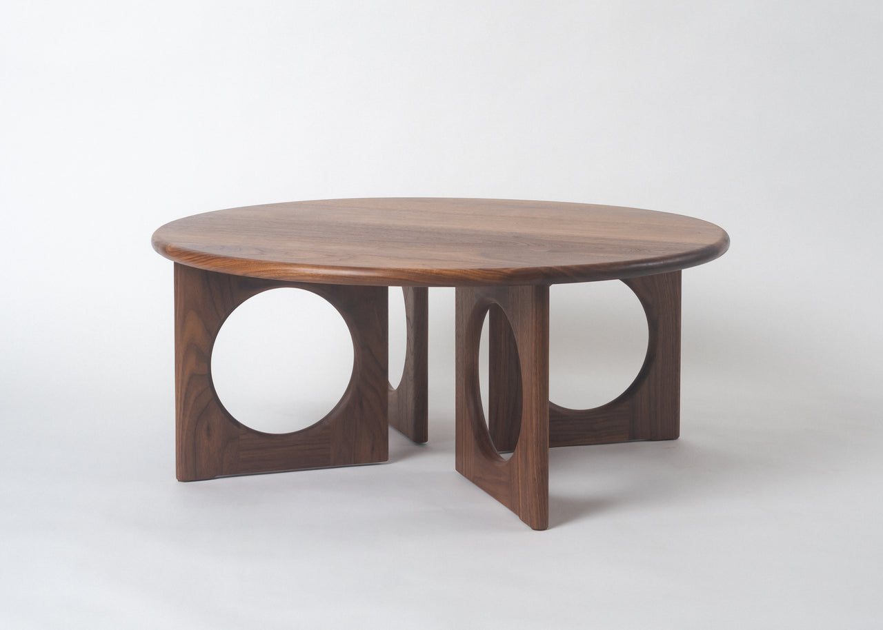 Porthole Low Table Walnut