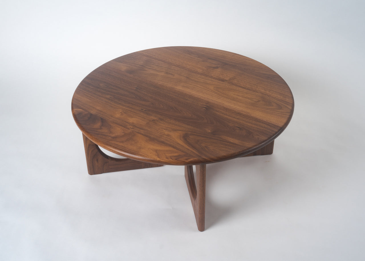 Porthole Low Table Walnut