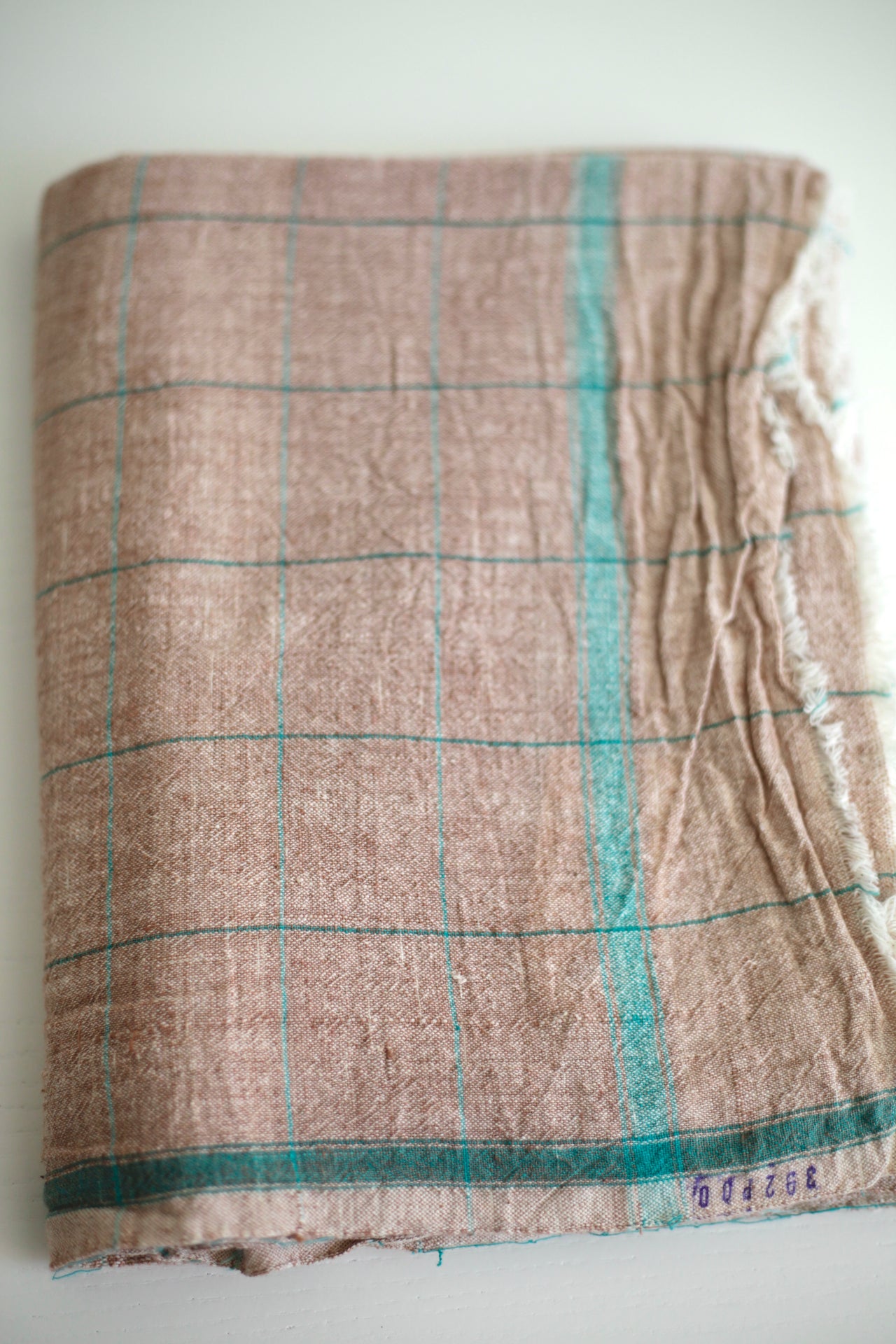 Indian Khadi Textile Windowpane
