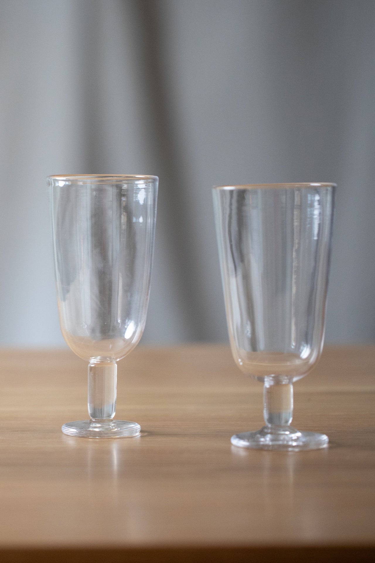 Hand Blown Glass Wine Flute