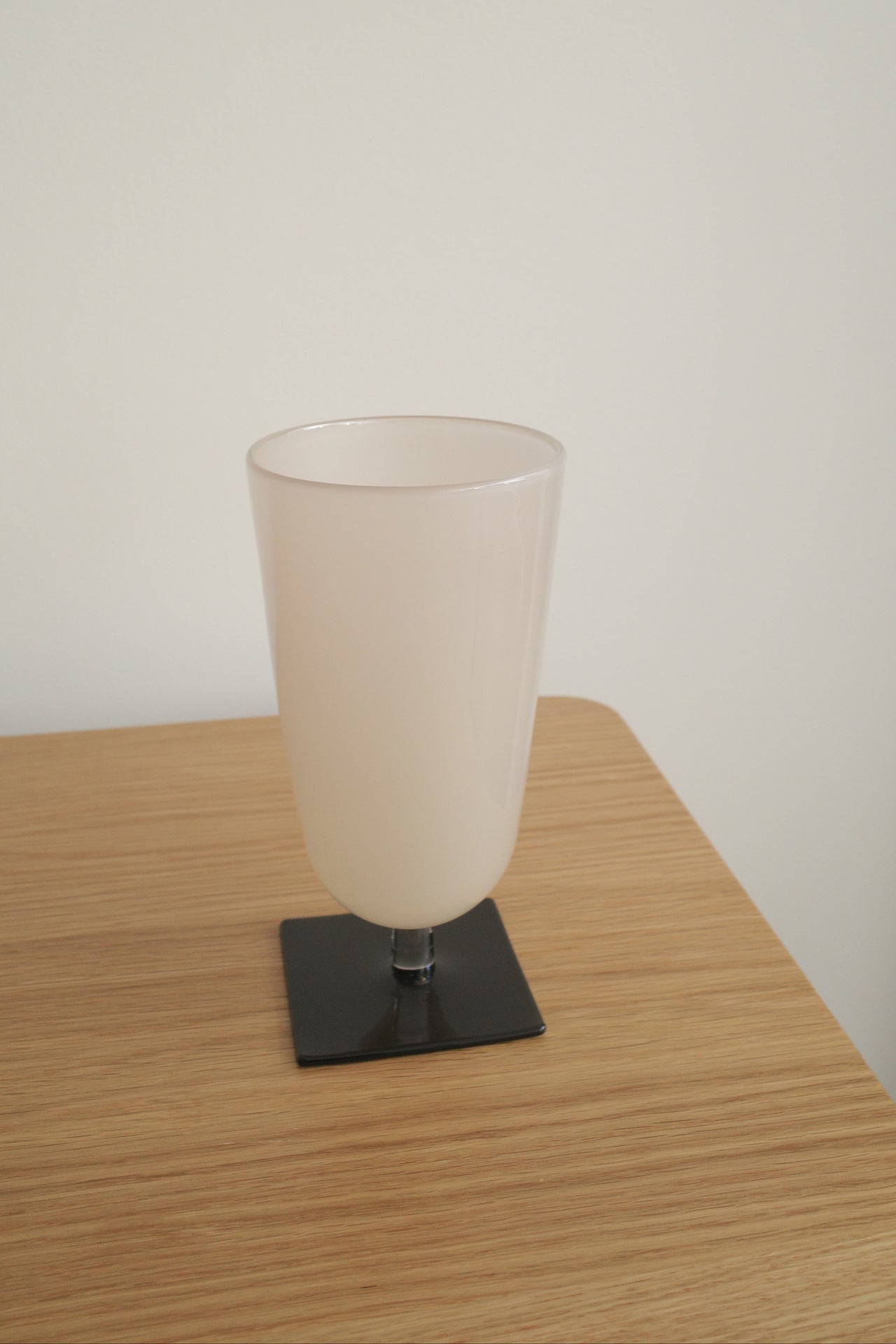 Handblown Glass Tulip Vase Opalescent